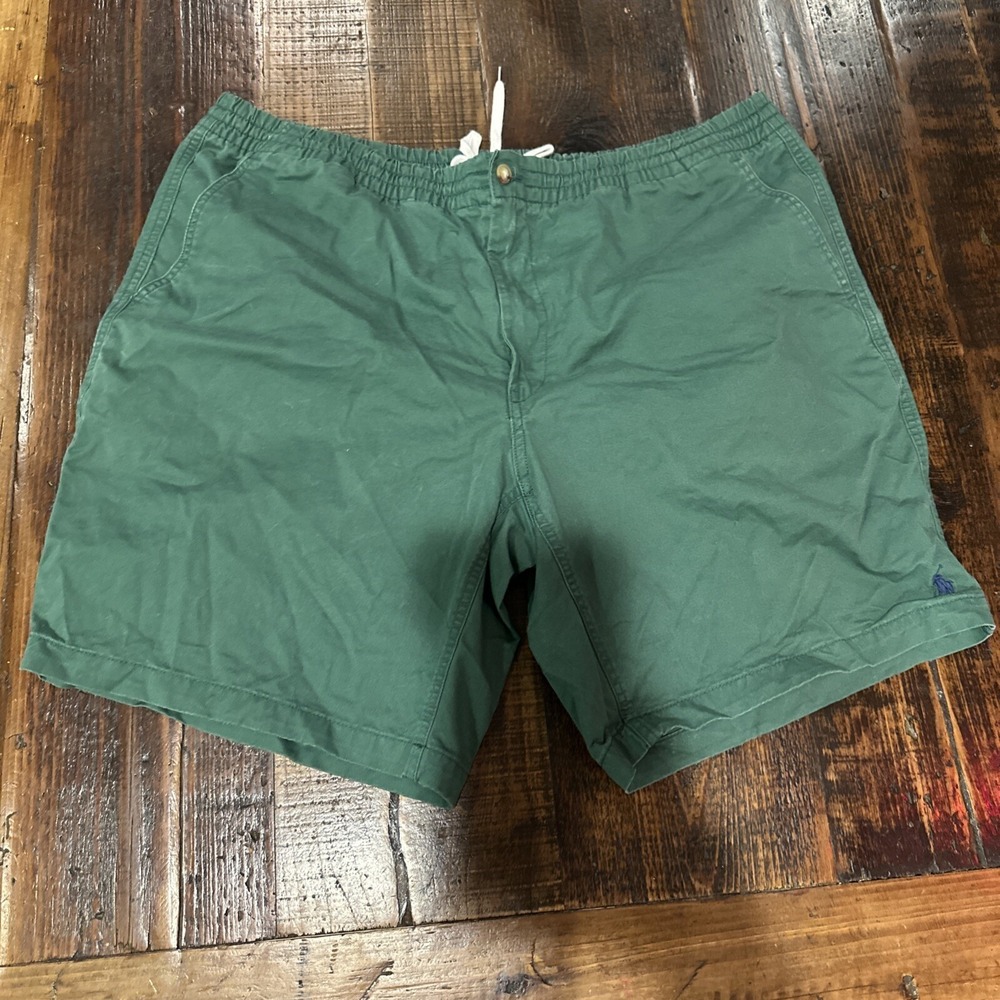 Polo Ralph Lauren Chino Shorts Green Big And Tall Size LT